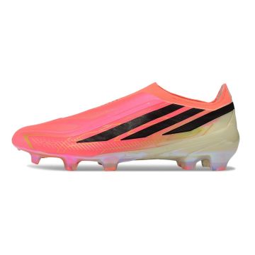 adidas F50 Hyperfast Elite Laceless FG - Solar Turbo/Core Black/Gold Metallic