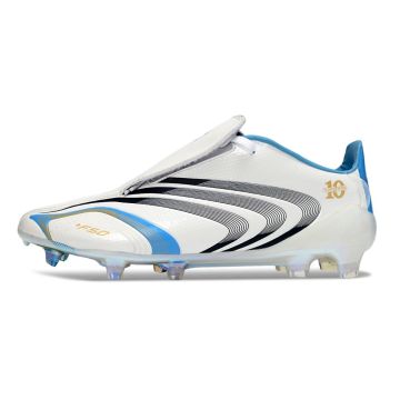adidas F50 Messi Elite Tunit FG - Core White/Night Navy/Gold Metallic