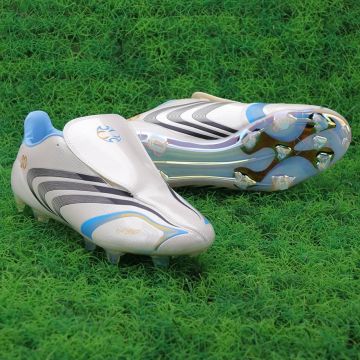 adidas F50 Messi Elite Tunit FG - Core White/Night Navy/Gold Metallic