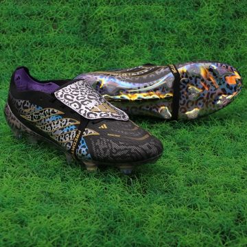 adidas Predator Elite Fold-over Tongue Elite FG Kaká in Core Black Purple Gold Metallic