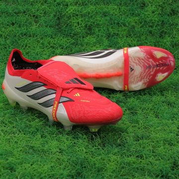adidas Predator Elite Fold-over Tongue FG Born For Goals in Lucid Red Core Black Footwear White
