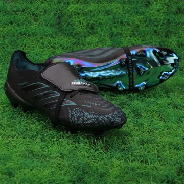 adidas Predator Elite Fold-over Tongue FG EQT in Core Black Equipment Green