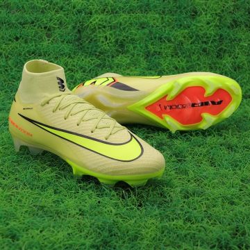 Nike Air Zoom Mercurial Superfly 10 Elite FG Max Voltage in Limelight Volt Hyper Crimson 