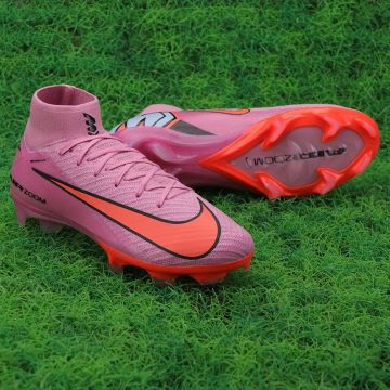 Nike Air Zoom Mercurial Superfly 10 Elite FG Scary Good in Magic Flamingo Black Total Crimson