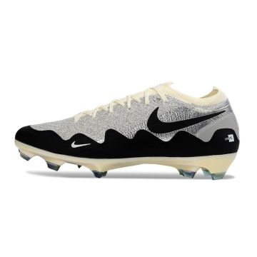 Nike Air Zoom Mercurial Vapor 16 Elite FG Patta in Chrome Black White