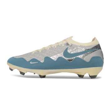 Nike Air Zoom Mercurial Vapor 16 Elite FG Patta - Chrome/Noise Aqua/White