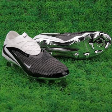 Nike Phantom 6 Elite Low Cut FG White Black Metallic Silver