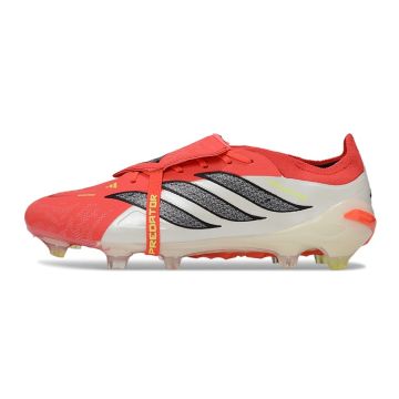 adidas Predator Elite Fold-over Tongue FG Born For Goals in Lucid Red Core Black Footwear White